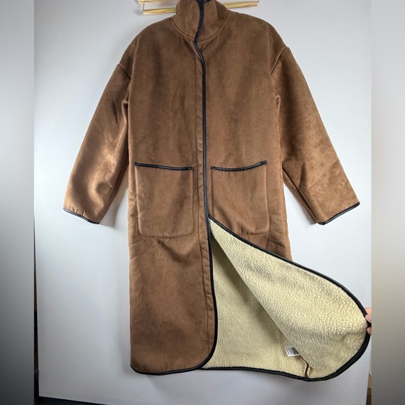 Women's Faux Suede Long Coat - Universal
Thread™ Tan XS - Picture 7 of 16